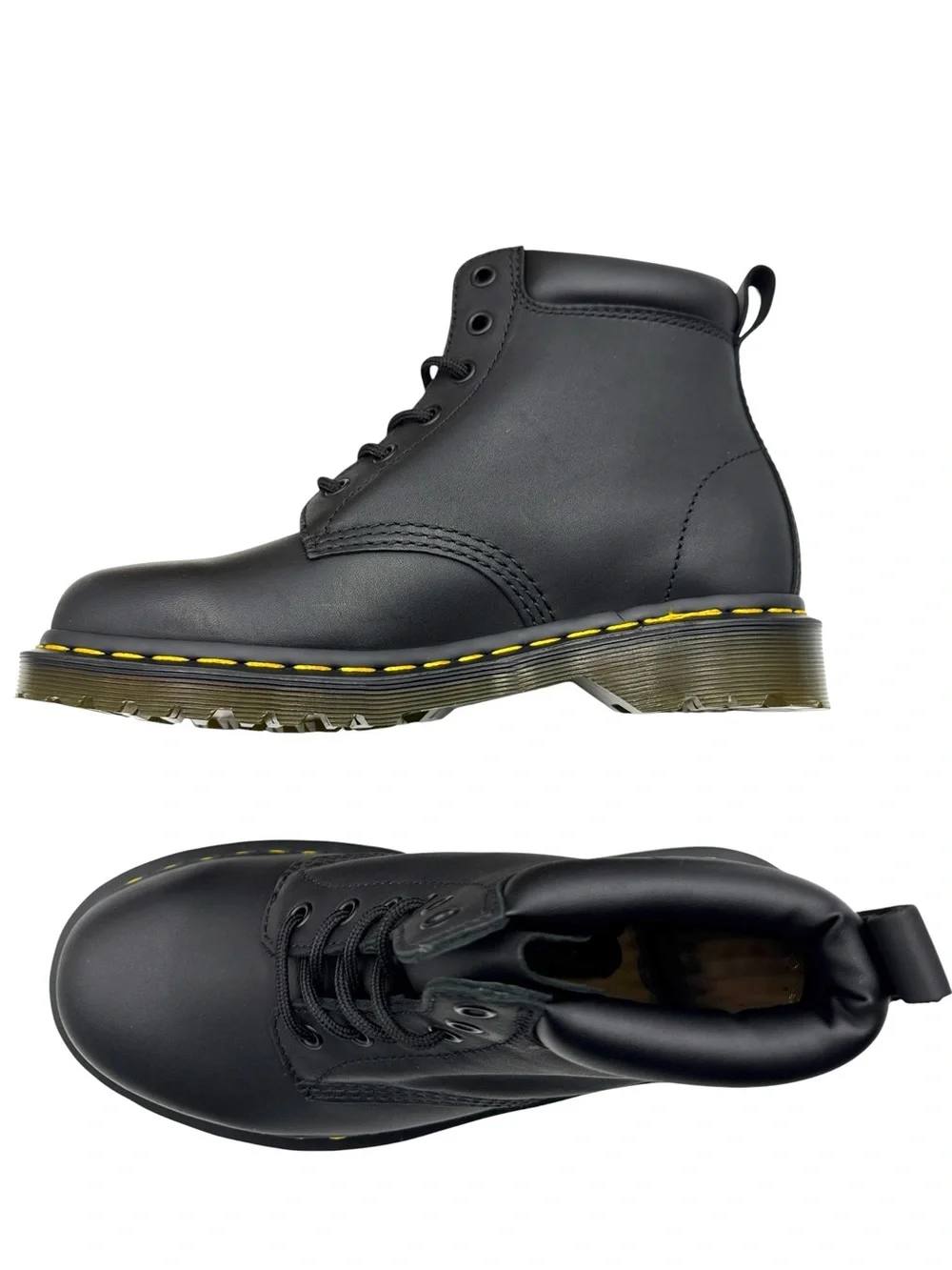 Dr. Martens 939 Ben Boot Black Leather Combat Hiker Boot Unisex US M7 / W8